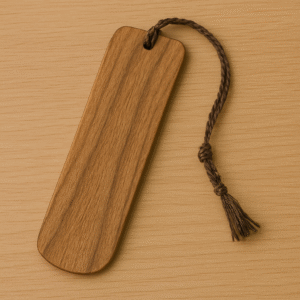 Rustic slice bookmark