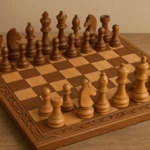 Hand-Carved Hand-Carved Chess Set