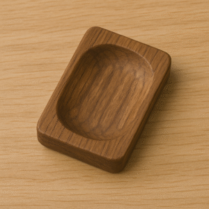 Wooden coin tray