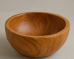 Hand-Carved Olive Wood Bowl