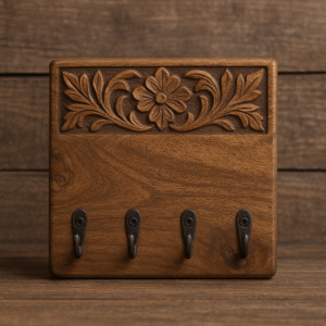 Hand-Carved Carved Key Holder