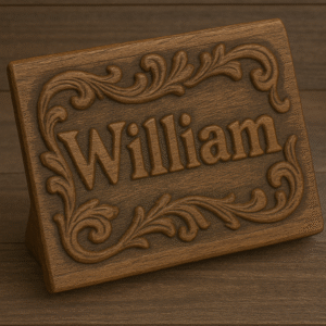 Hand-Carved Hand-Carved Name Sign